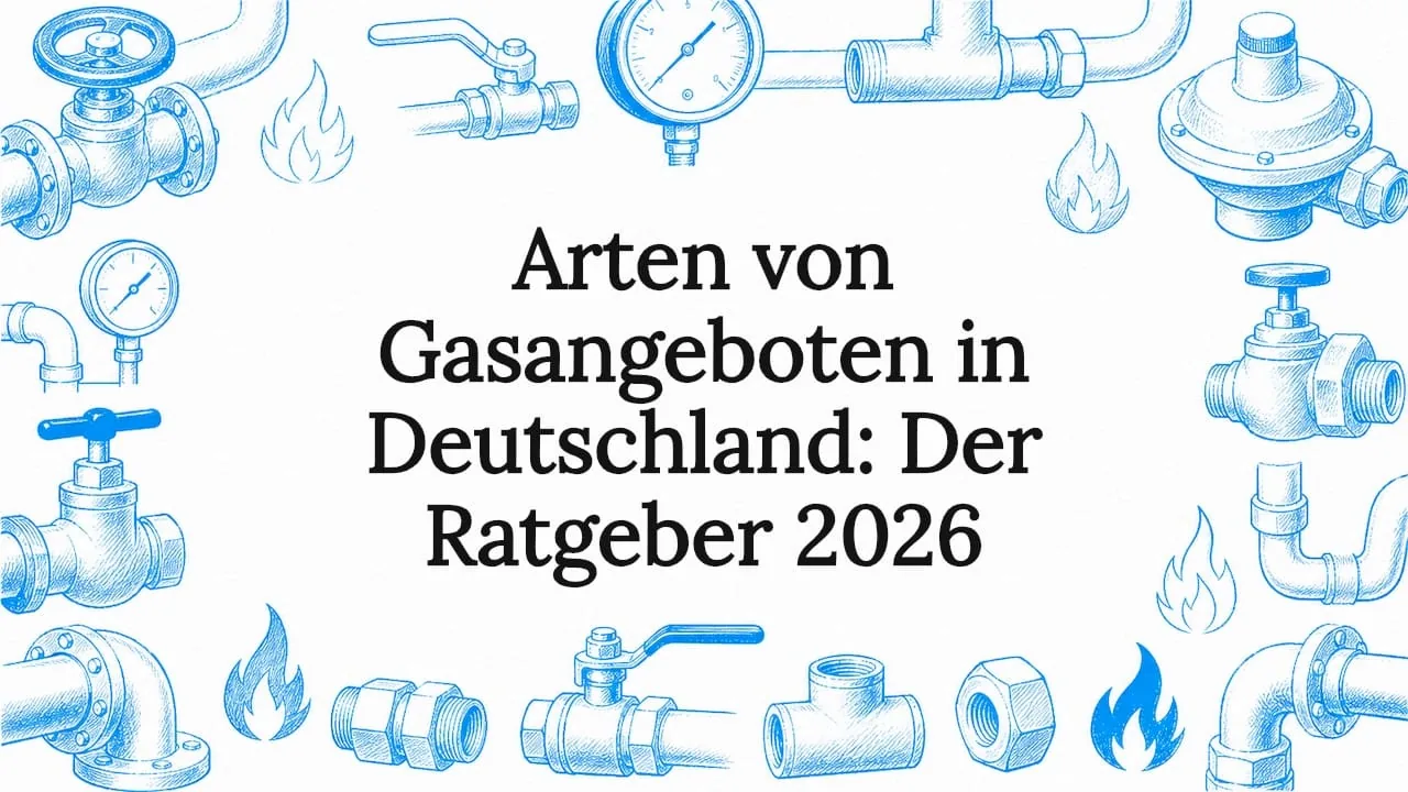 Illustration verschiedener Gastarife und Gasangebote in Deutschland - meinetarife24.de