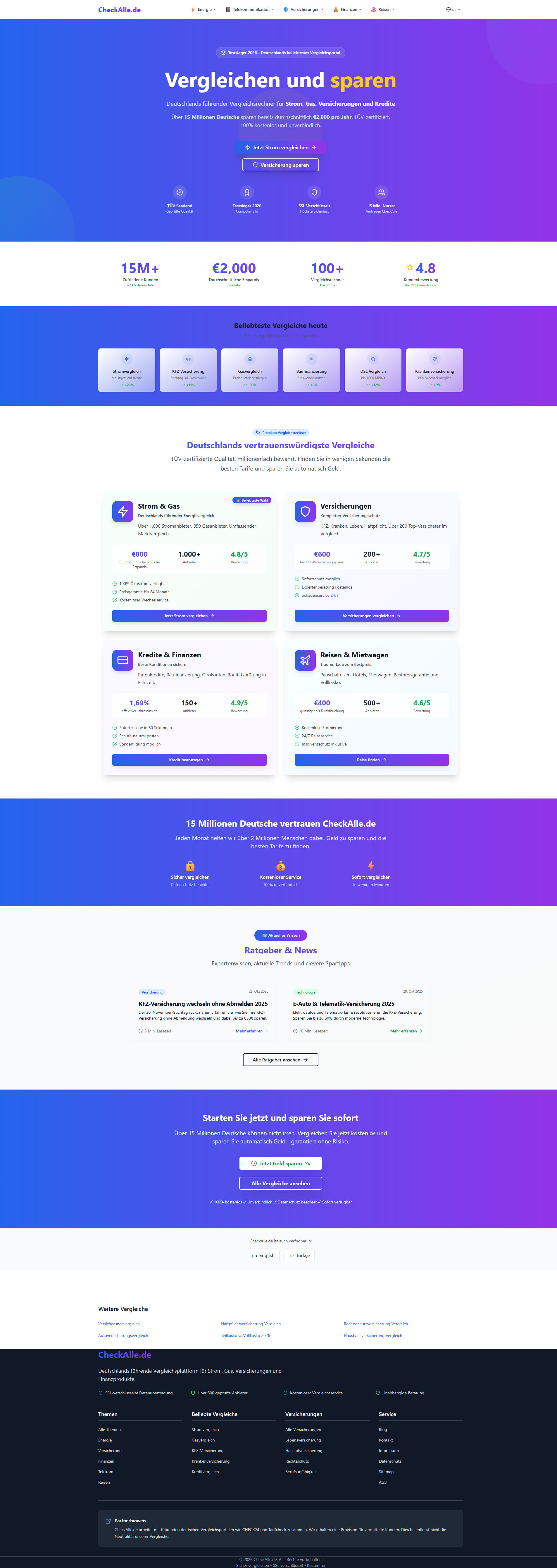 checkalle.de Screenshot