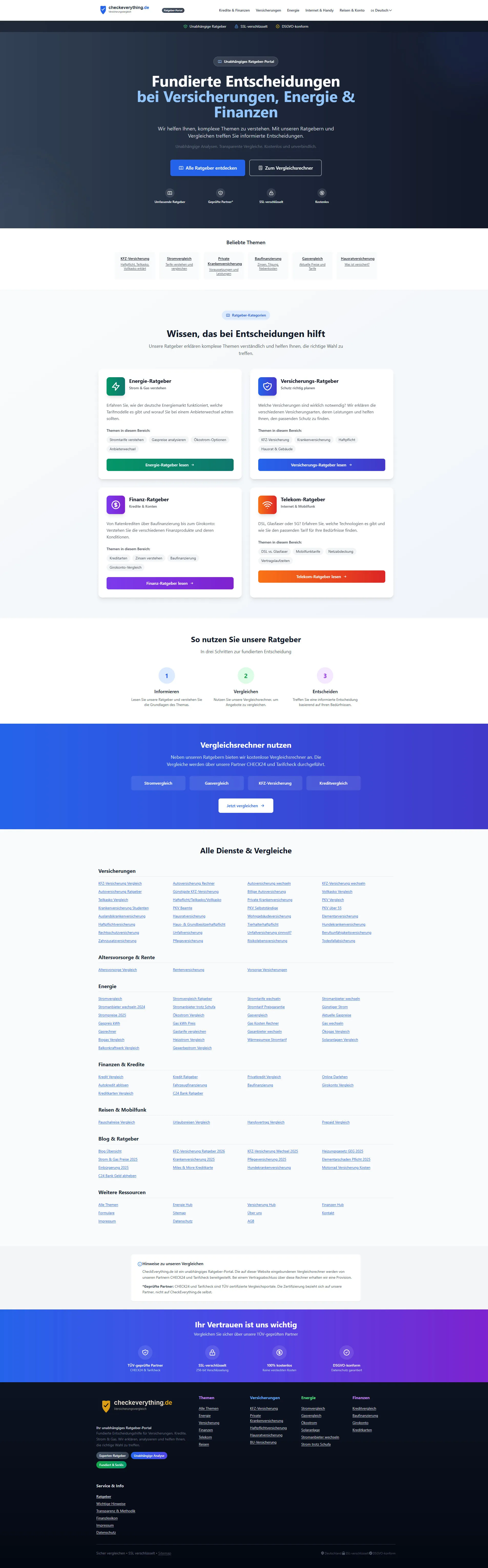 checkeverything.de Screenshot