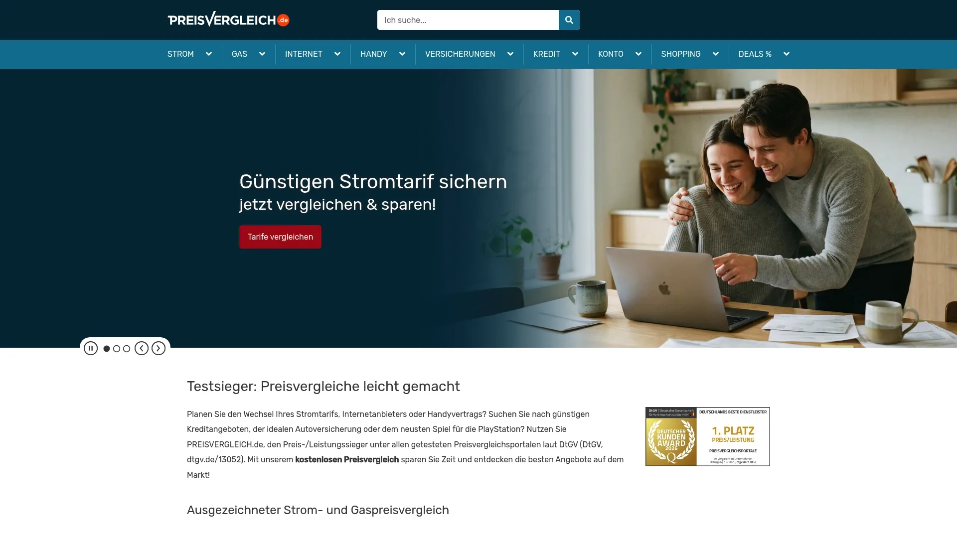 Preisvergleich.de Screenshot