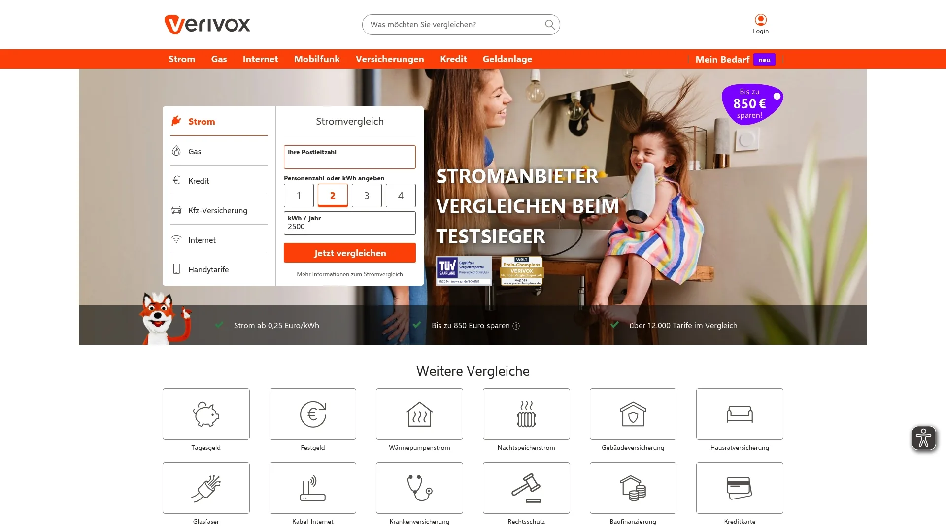 Verivox Screenshot