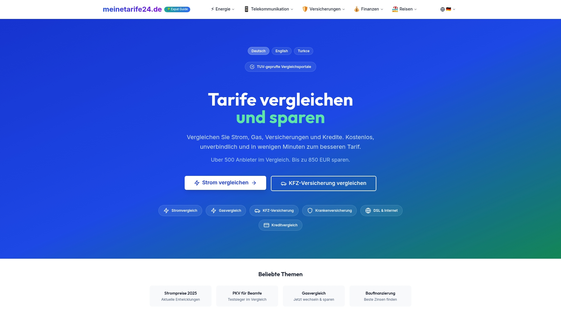 meinetarife24.de - Arac sigortasini karsilastir ve tasarruf et