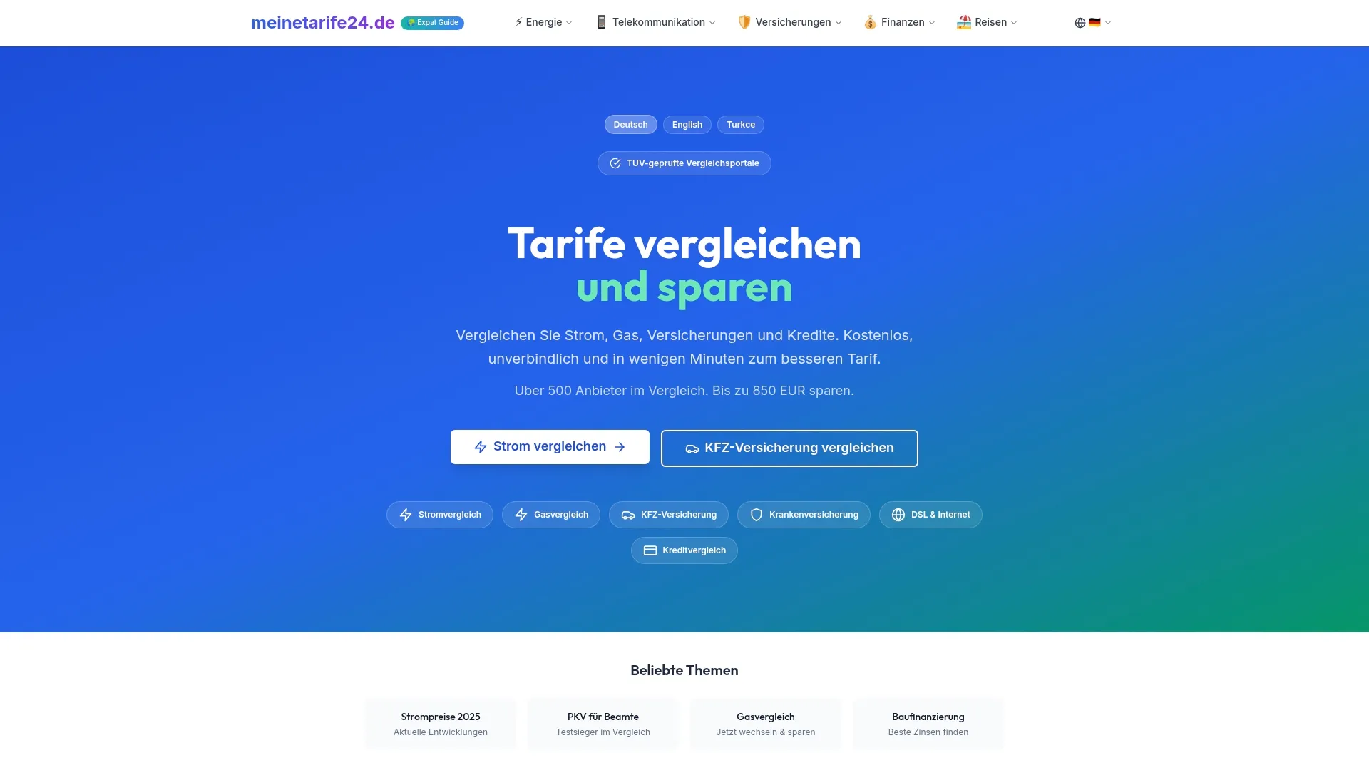 meinetarife24.de - Arac sigortasini karsilastir ve tasarruf et