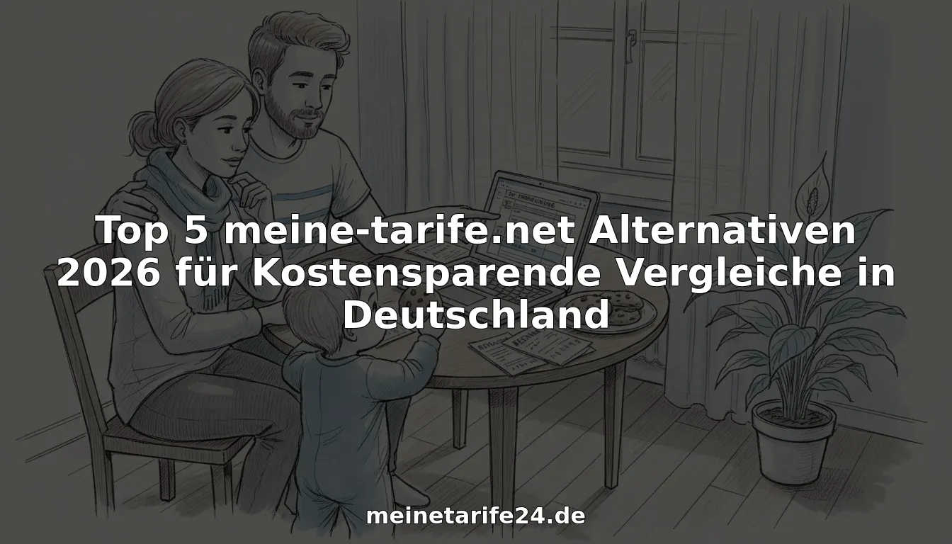 Mutfak masasinda oturup farkli elektrik ve dogalgaz tarifelerini karsilastiran bir aile