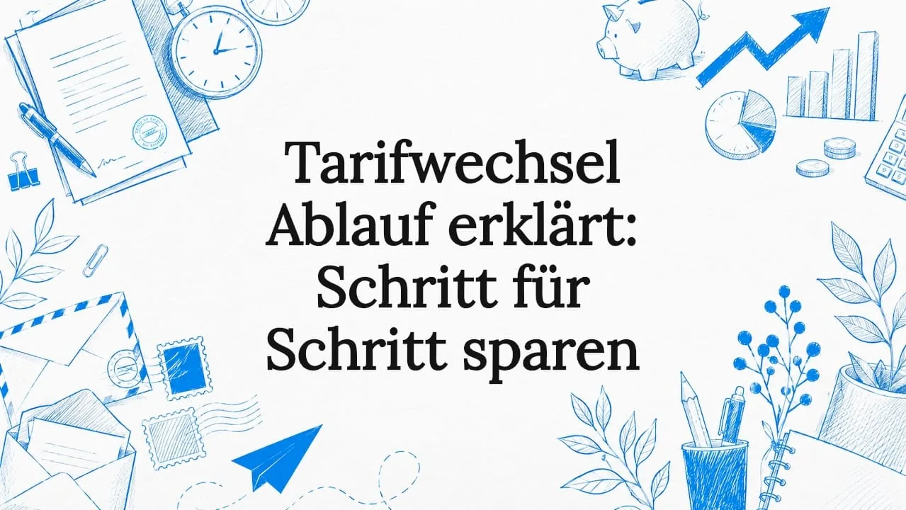 Tarifwechsel Ablauf Schritt für Schritt – Strom, Gas, Mobilfunk, DSL und PKV